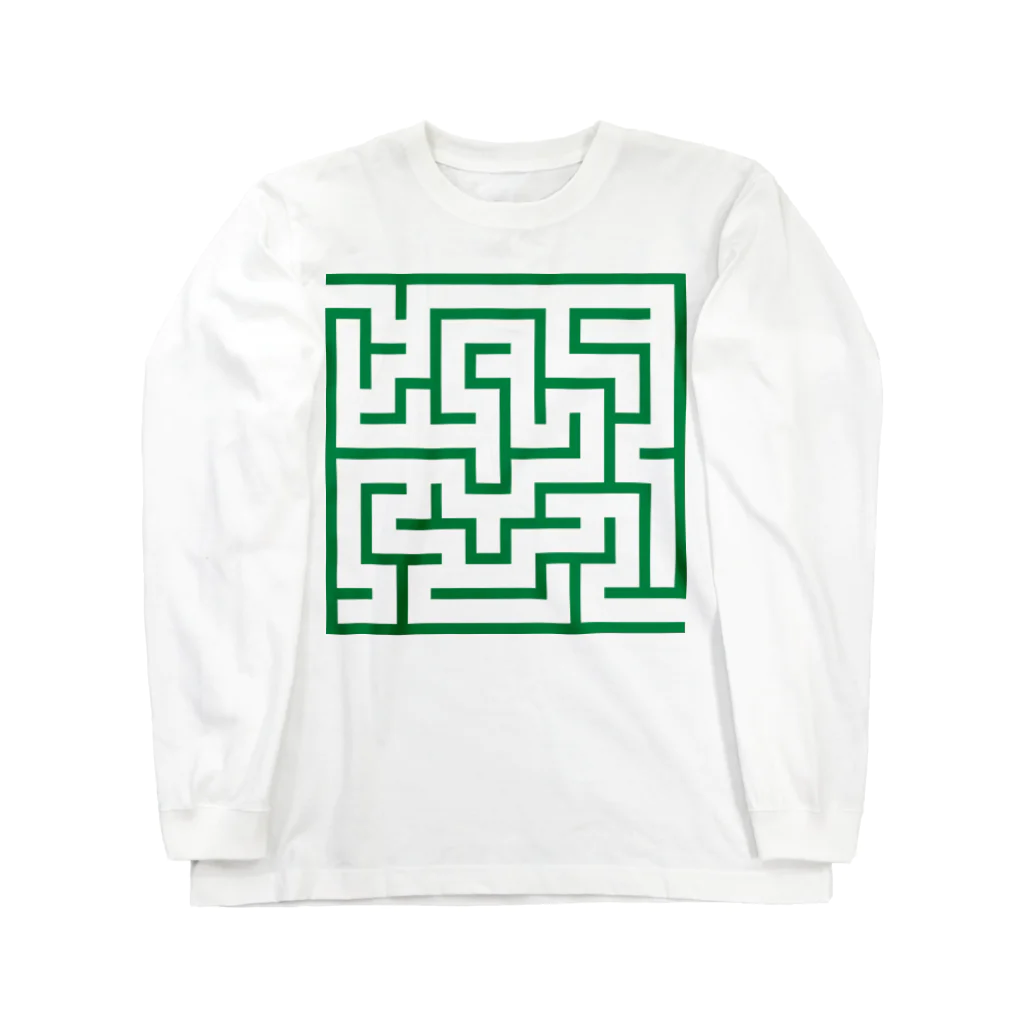 いちご音楽堂のMAZE Green Long Sleeve T-Shirt