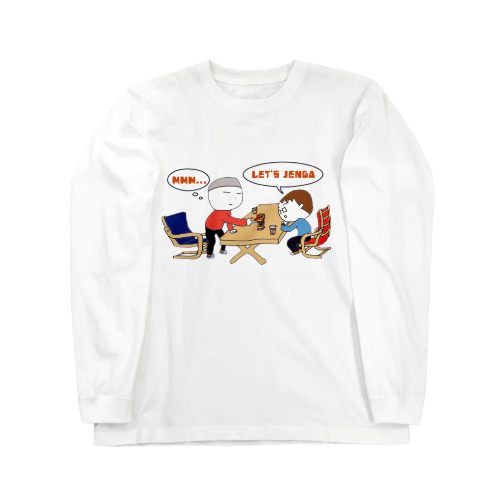 セカイワールドのLET’S JENGA セリフバージョン Long Sleeve T-Shirt