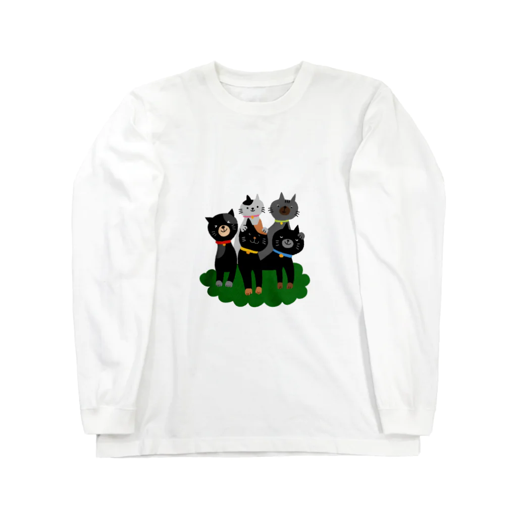 黒宮　望美のねこねこ集合！ Long Sleeve T-Shirt