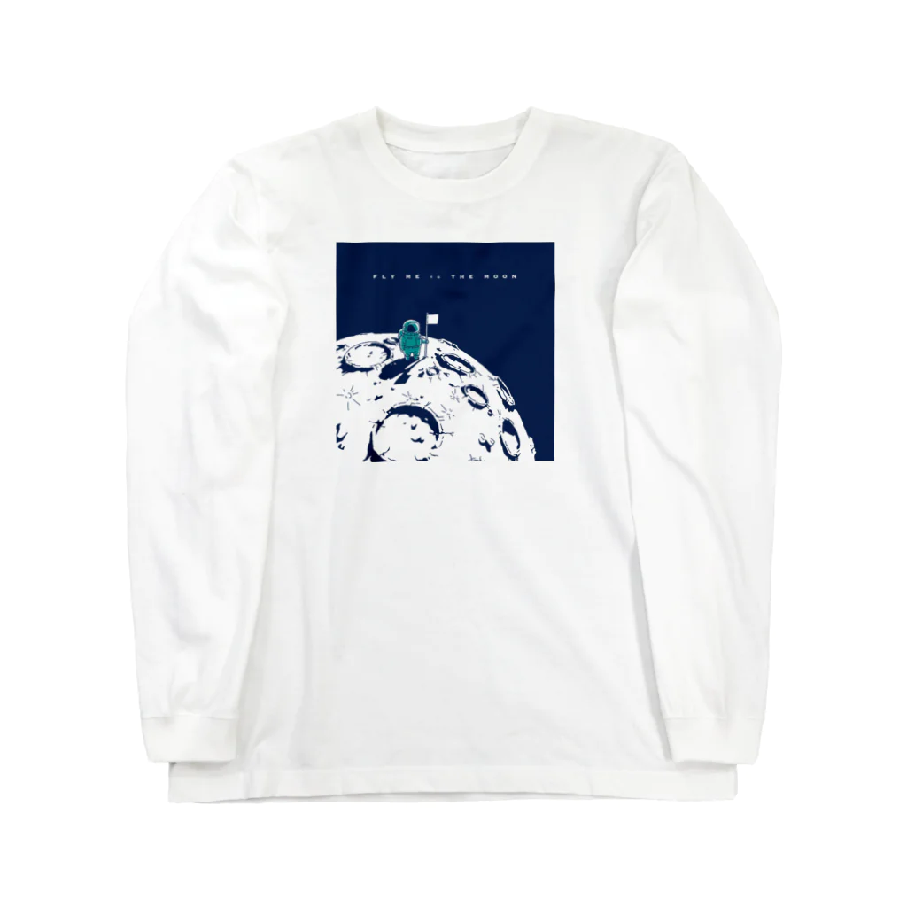 marumimuramのFly Me to the Moon 02 Long Sleeve T-Shirt