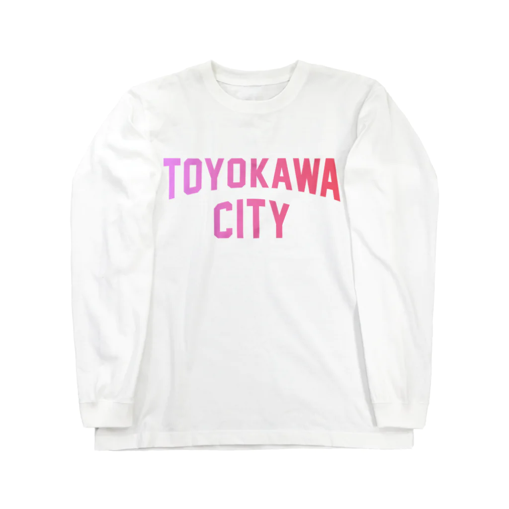 JIMOTOE Wear Local Japanの豊川市 TOYOKAWA CITY ロングスリーブTシャツ