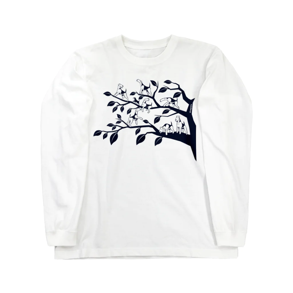 vivaquatreのエアデールの木 ロングスリーブTシャツ