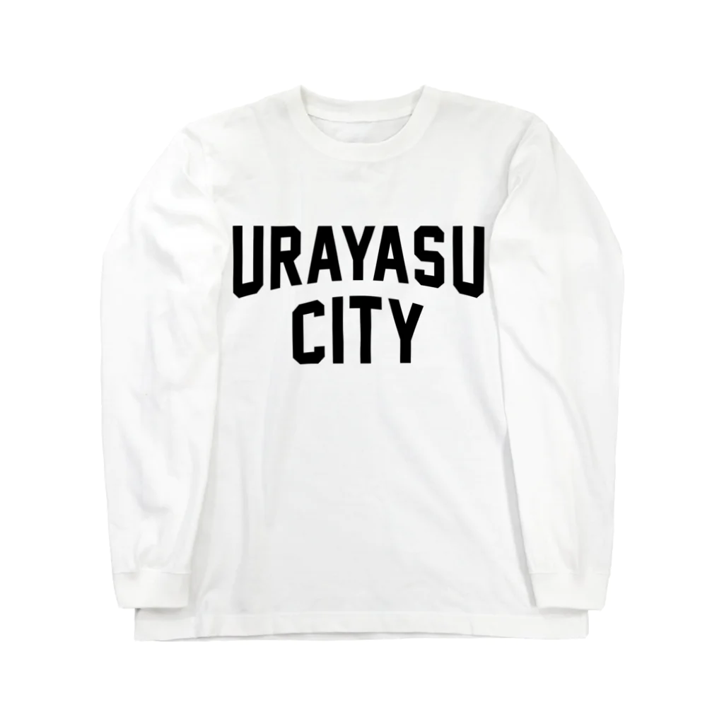 JIMOTO Wear Local Japanの浦安市 URAYASU CITY ロングスリーブTシャツ