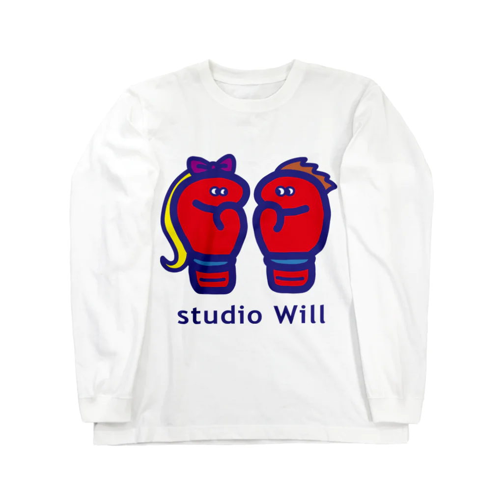 総合格闘技・フィットネス studio Willのstudio Will×INGRID ロングスリーブTシャツ_B1 ロングスリーブTシャツ