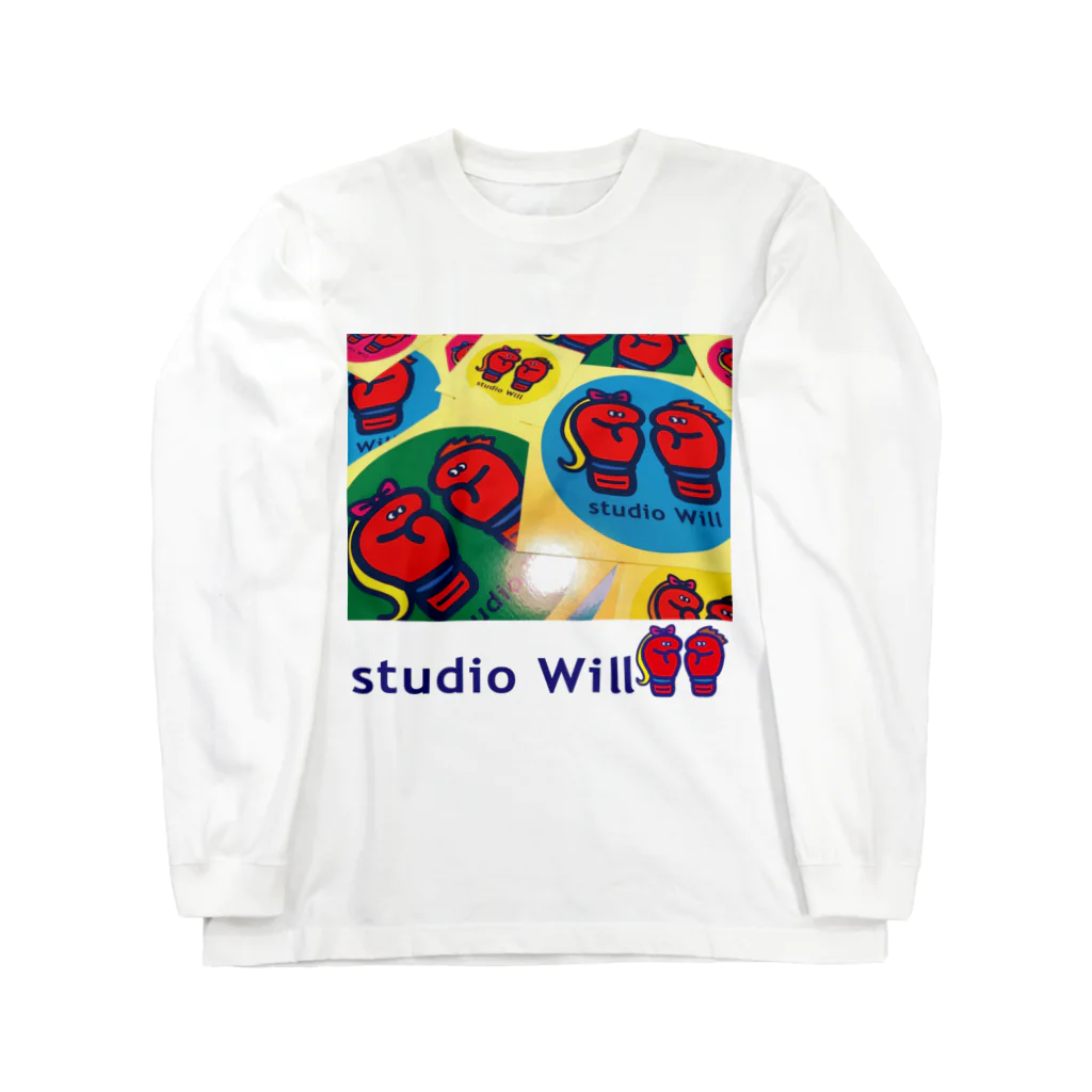 総合格闘技・フィットネス studio Willのstudio Will×INGRID カラフルロングスリーブTシャツ_A Long Sleeve T-Shirt