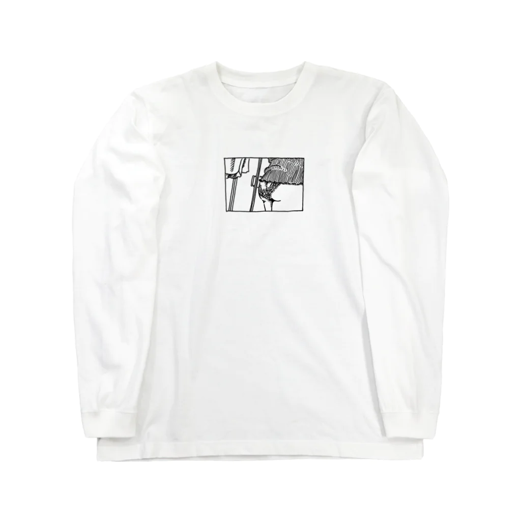 ぽむのおしりむちむち Long Sleeve T-Shirt