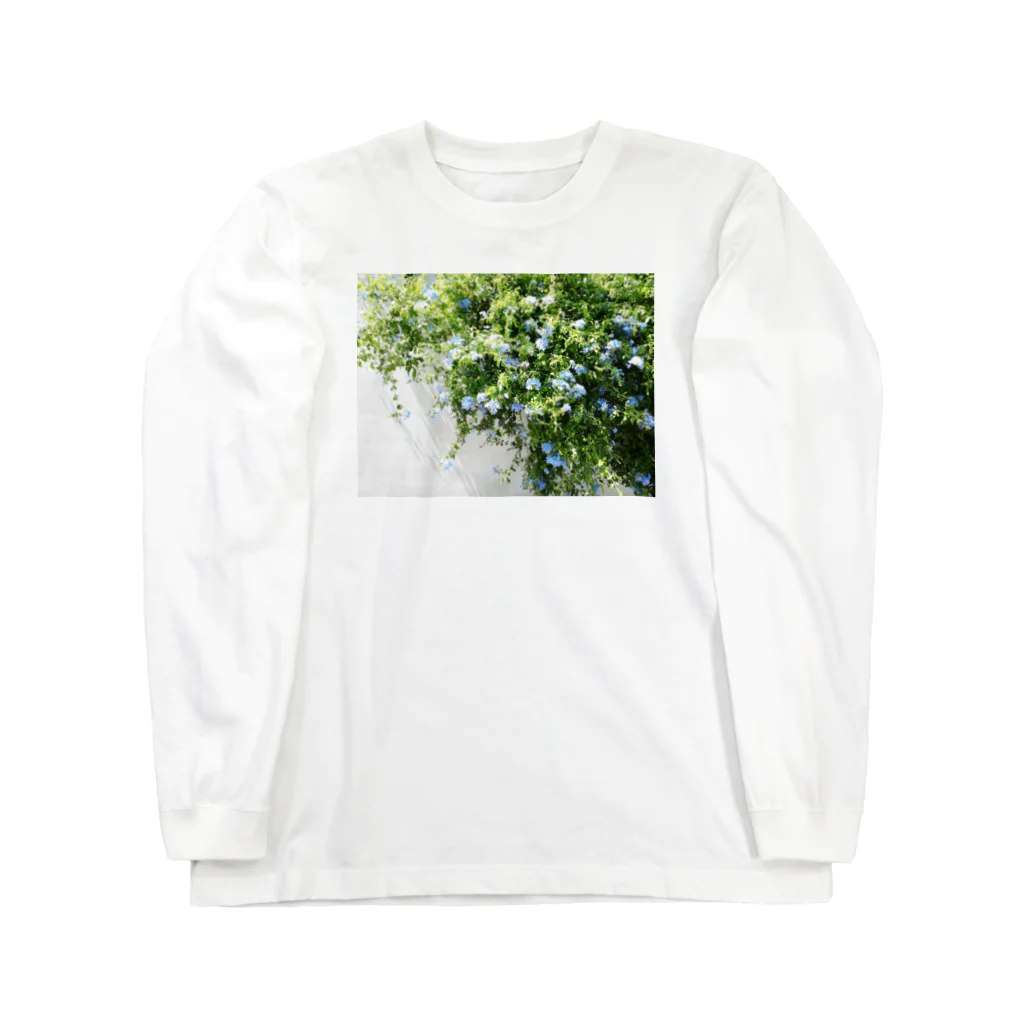 photo-kiokuのルリマツリ ロングスリーブTシャツ
