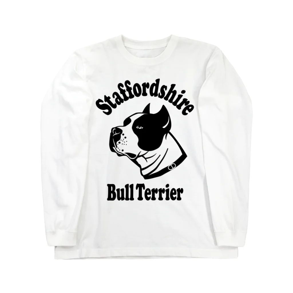 DRIPPEDのStaffordshire Bull Terrier / スタッフォードシャー・ブルテリア Long Sleeve T-Shirt