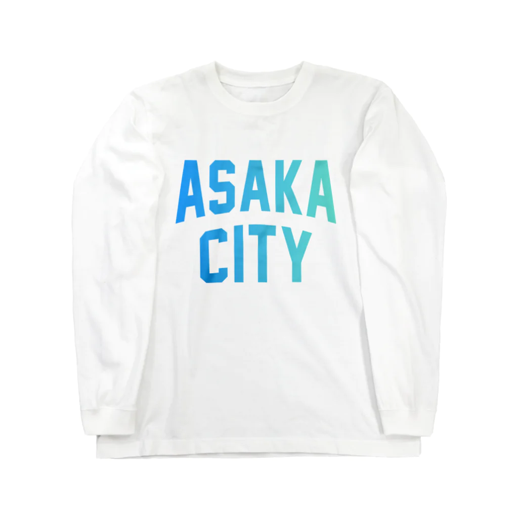 JIMOTO Wear Local Japanの朝霞市 ASAKA CITY Long Sleeve T-Shirt