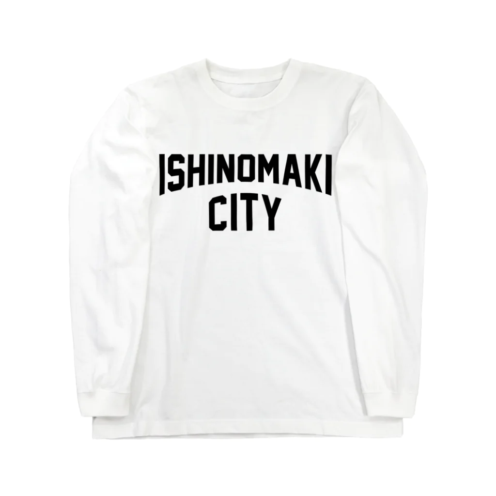 JIMOTO Wear Local Japanの石巻市 ISHINOMAKI CITY ロングスリーブTシャツ