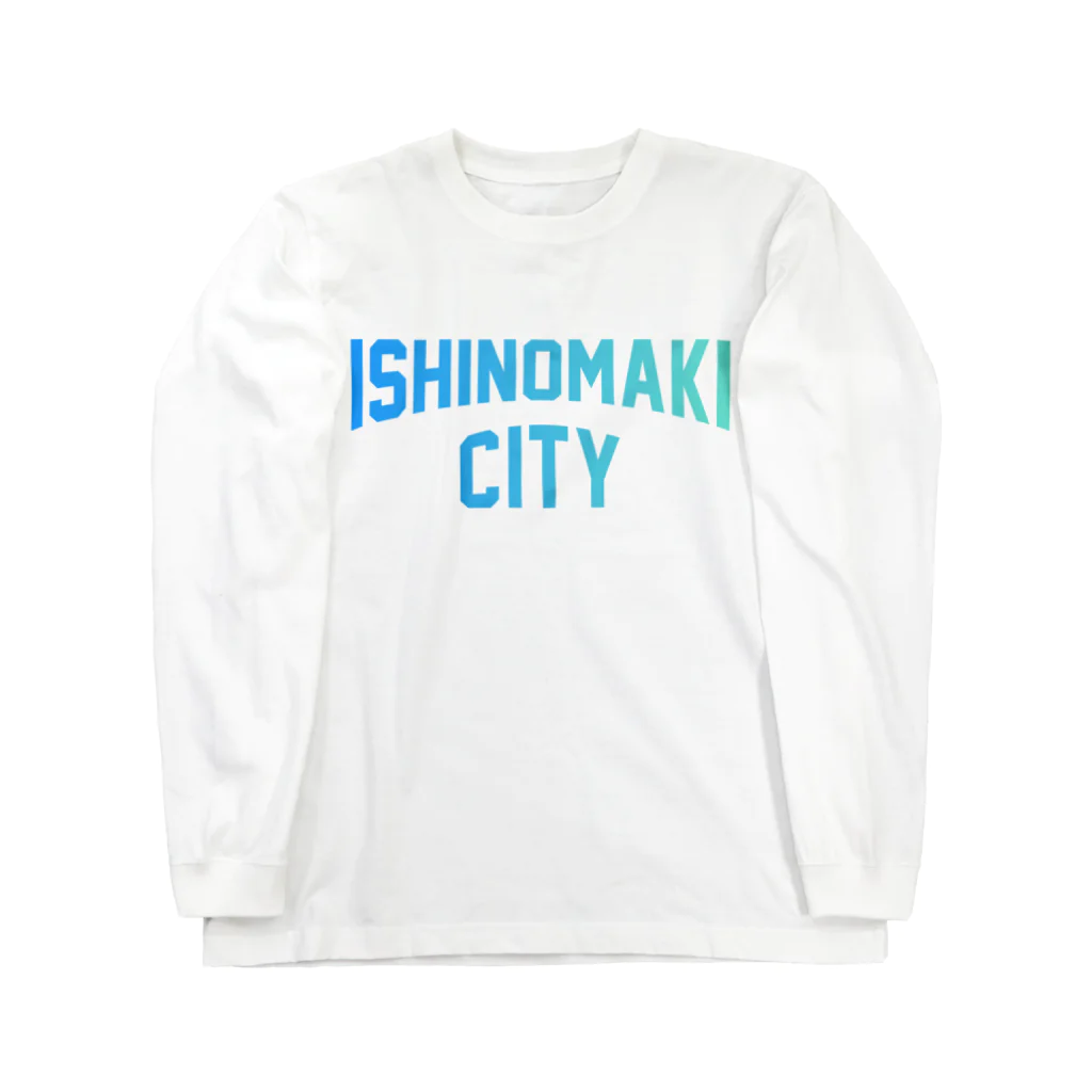 JIMOTO Wear Local Japanの石巻市 ISHINOMAKI CITY ロングスリーブTシャツ