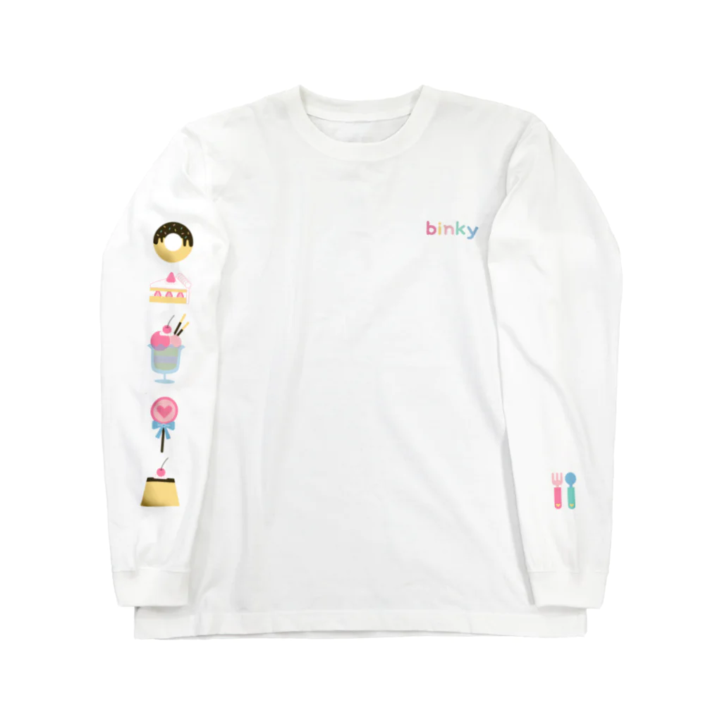 binkyのスイーツロンT ロングスリーブTシャツ