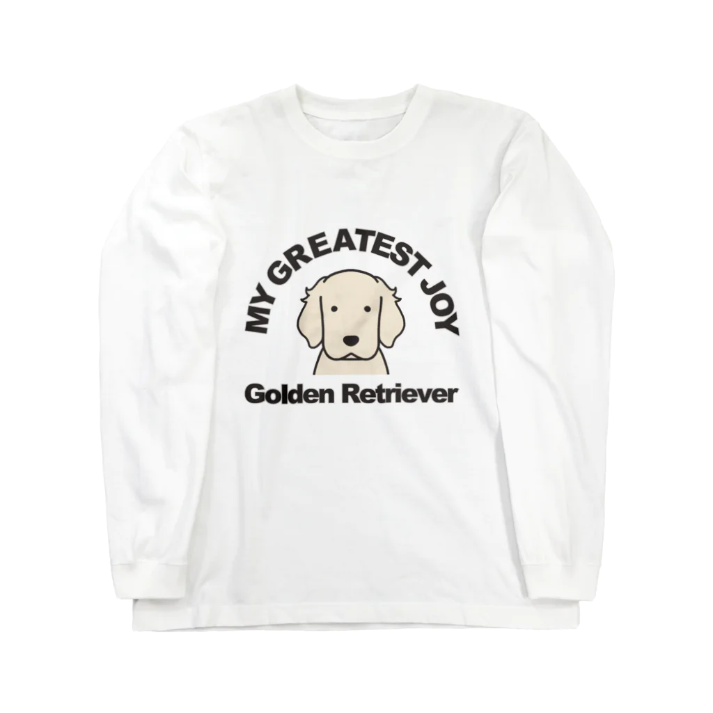 おなまえefrinmanのGolden Retriever ロングスリーブTシャツ