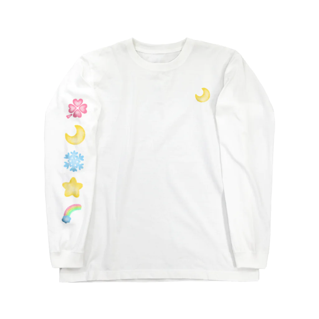 ようこそ『MAYOHOUSE』への《月》花月雪星宙 Long Sleeve T-Shirt