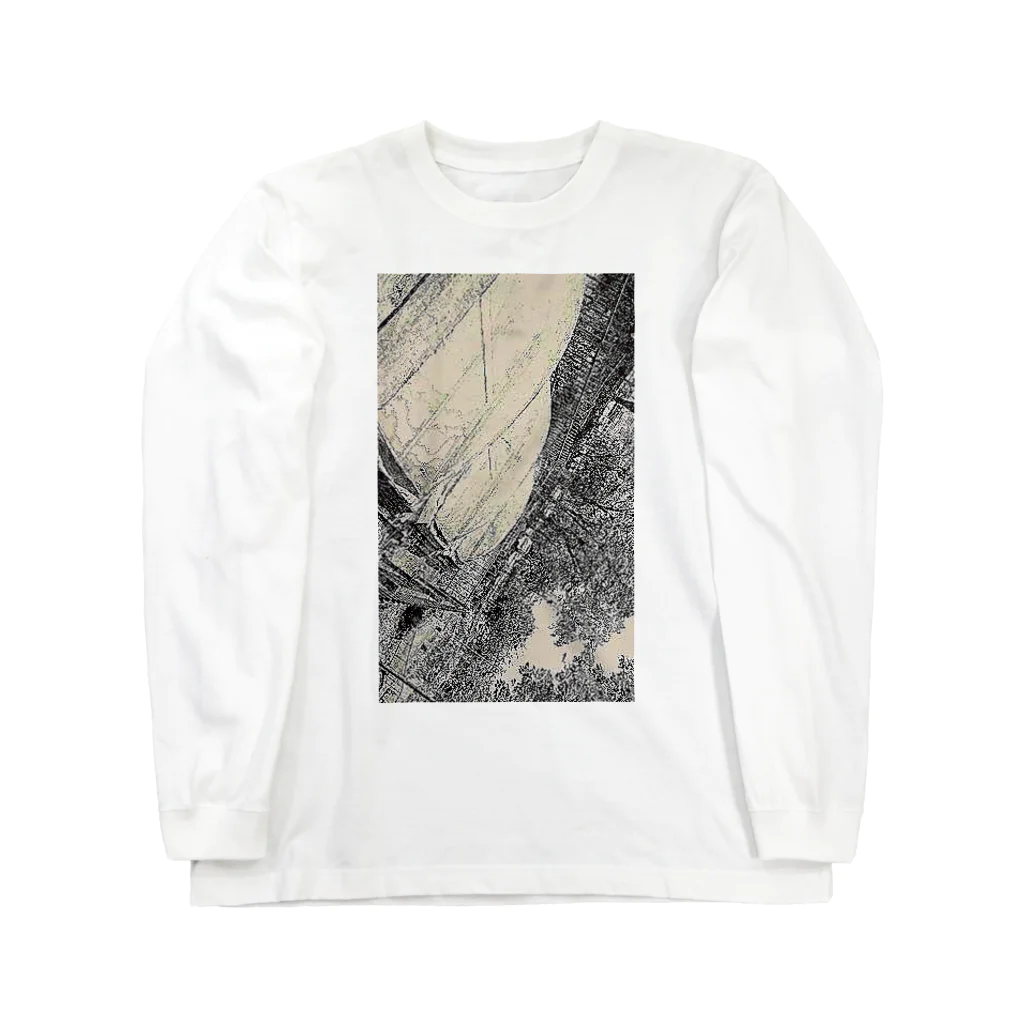 komasen333の口紅の染みを　　し　ど　ろ　も　ど　ろ　　弁解する彼氏  Long Sleeve T-Shirt