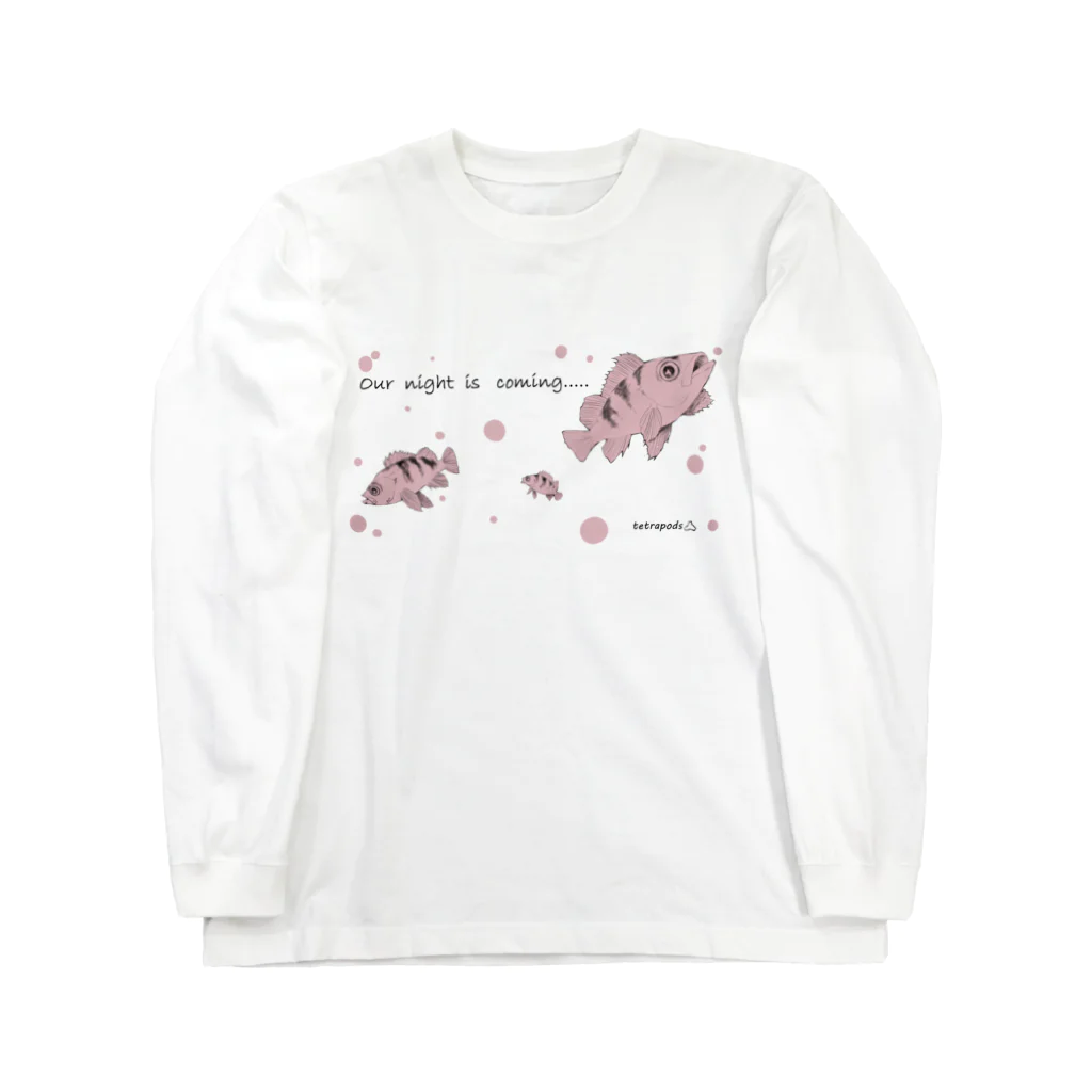 tetrapod'sのOur night  is  coming ロングスリーブTシャツ