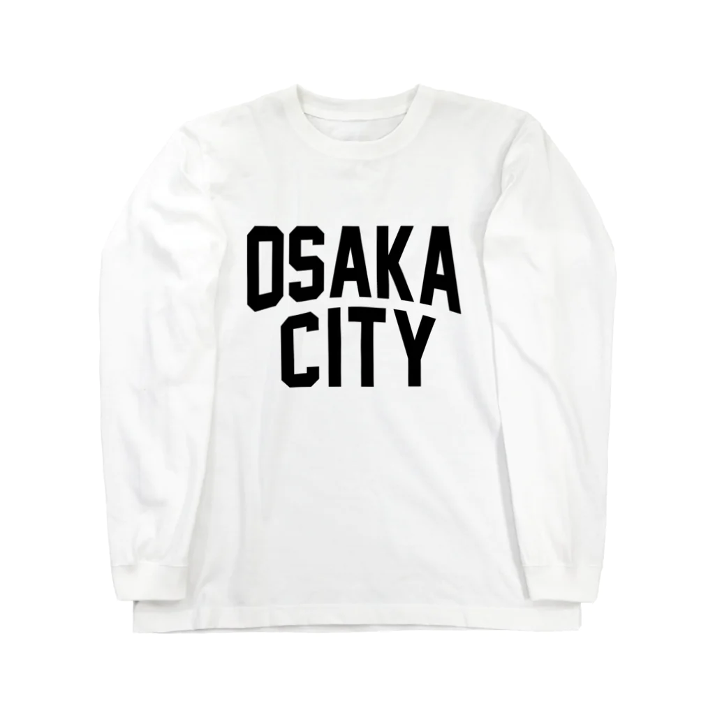 JIMOTO Wear Local Japanの大阪市 OSAKA CITY ロングスリーブTシャツ