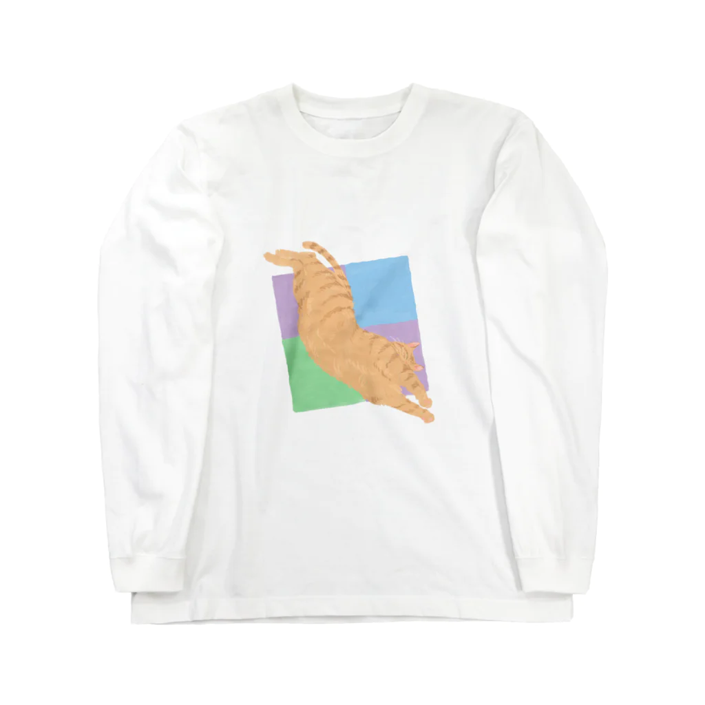 0faceの10cat_square Long Sleeve T-Shirt