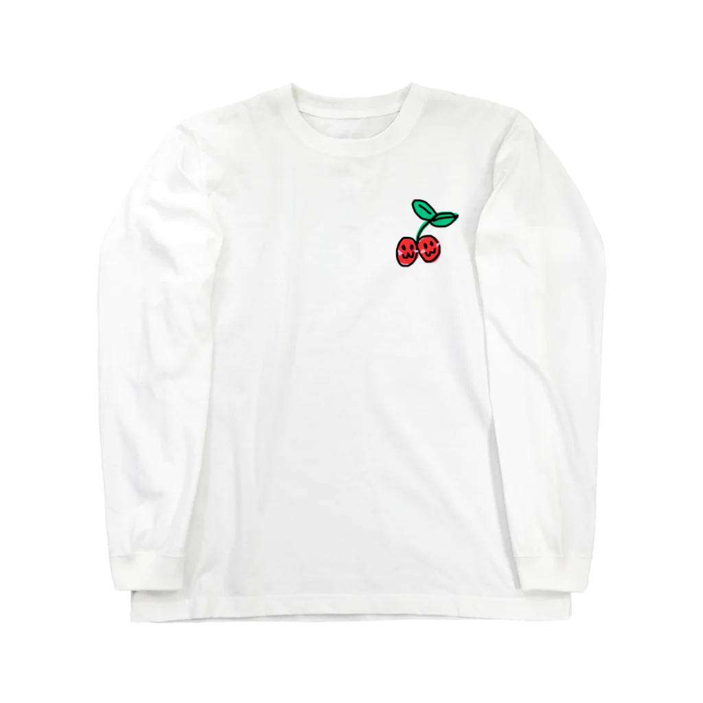 Haruka✩Tani[Maki•Tanaka].*の双子さくらんぼ🍒 Long Sleeve T-Shirt