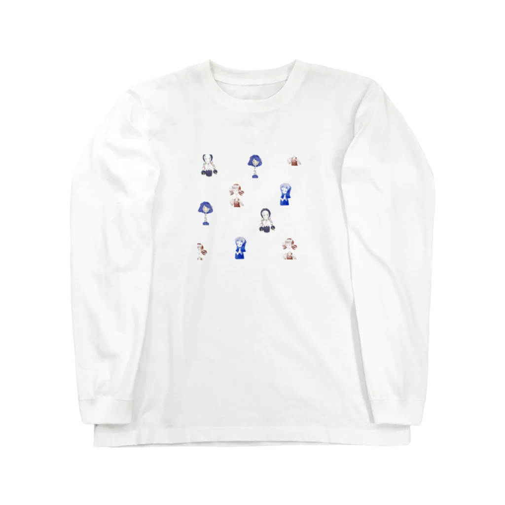 苔ttish!! feat.|neoFactoryのIneoの少女たちver.パターン Long Sleeve T-Shirt