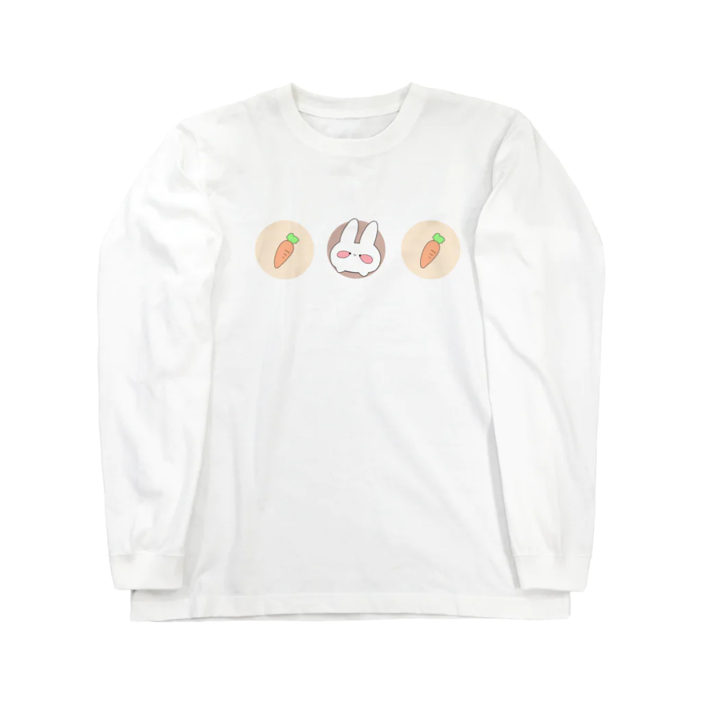 usagiのshop☾の秋っぽうさぎ。 Long Sleeve T-Shirt