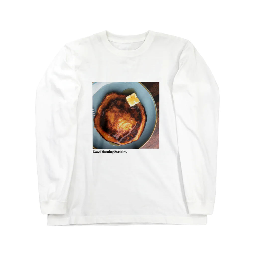 RomanticFoodieのパンケーキ Long Sleeve T-Shirt