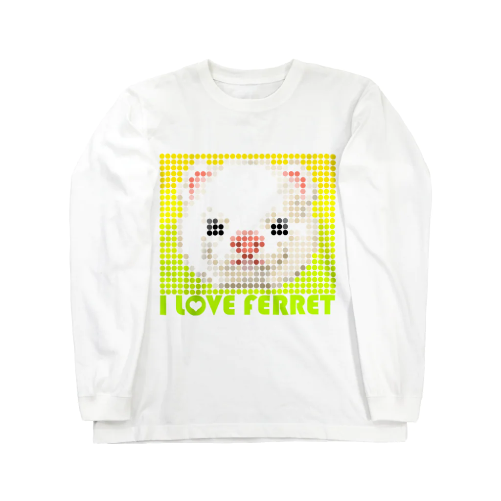 テンチコ。のドットフェレット Long Sleeve T-Shirt