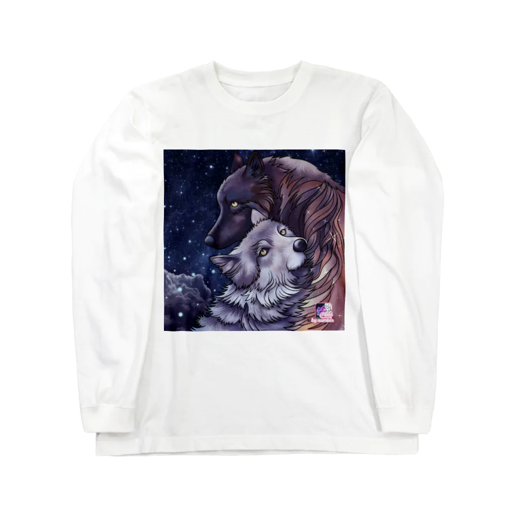 カノン@配信垢🦔の狼 Long Sleeve T-Shirt