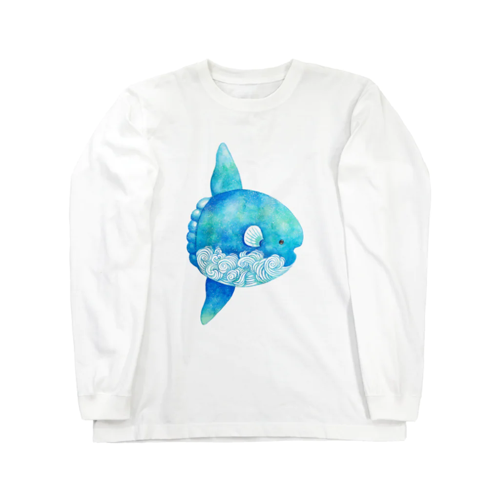 Yukie Shiratori (しらとり ゆきえ)の波波マンボウ Long Sleeve T-Shirt