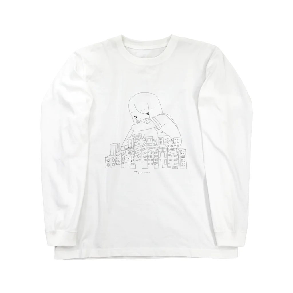 冬寄 かいりのtown Long Sleeve T-Shirt