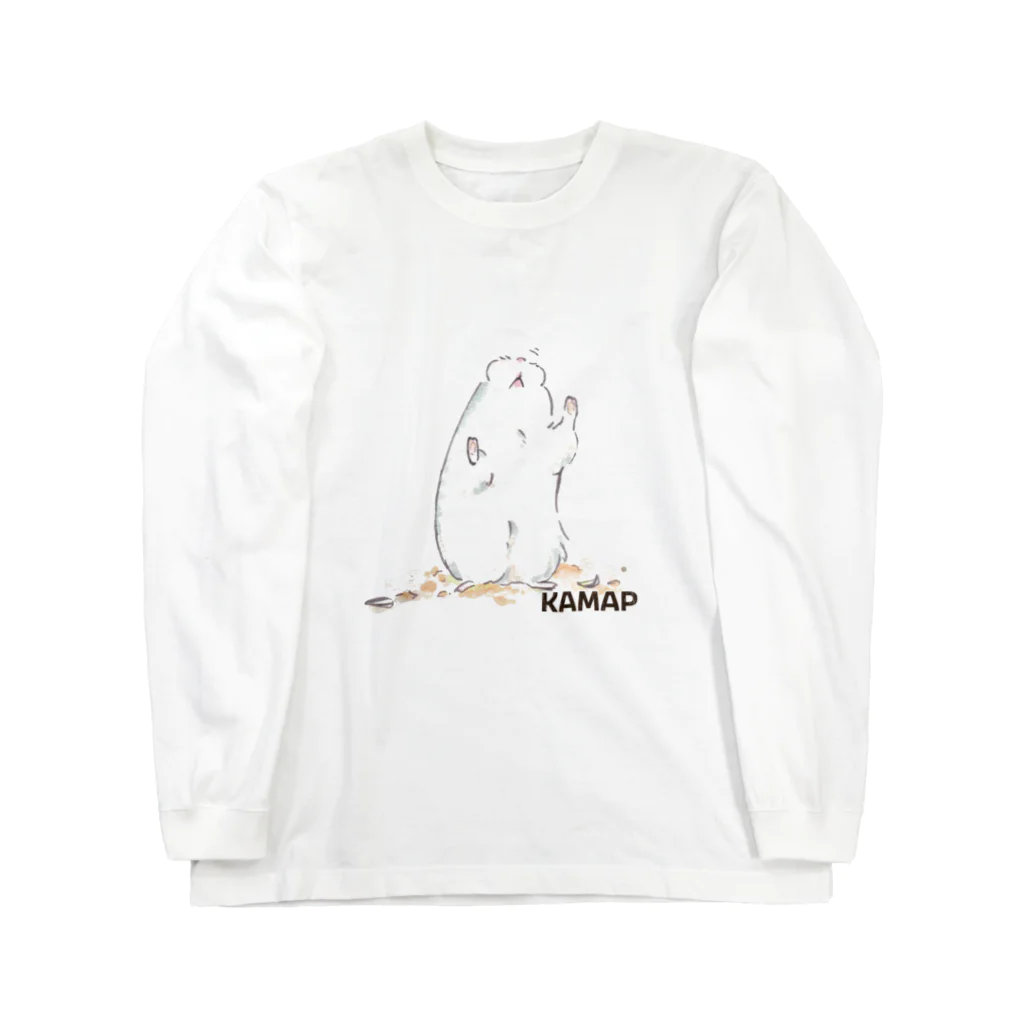 KAMAP ＆ Ricaの【KAMAP】すんすんジャンガリアン Long Sleeve T-Shirt