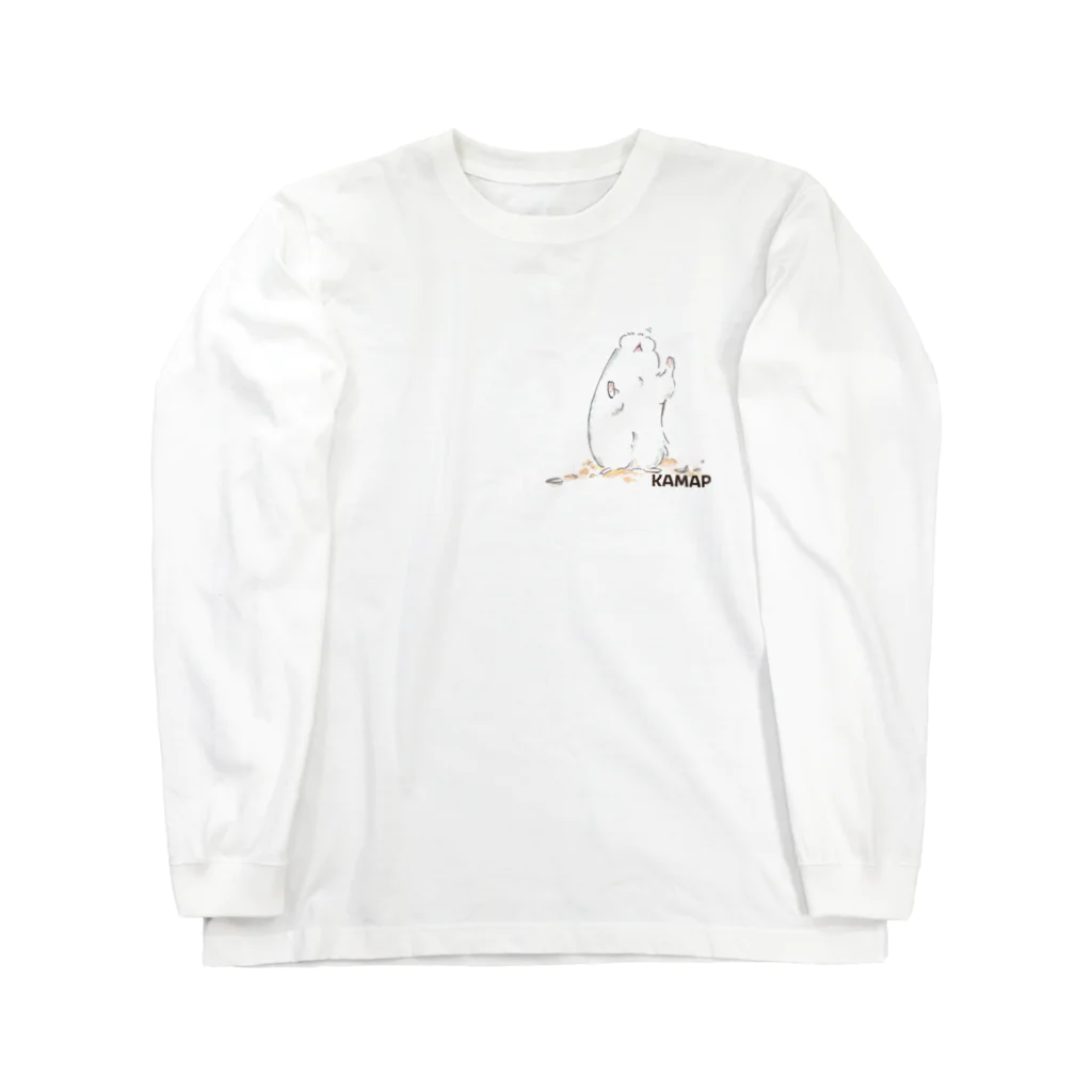 KAMAP ＆ Ricaの【KAMAP】すんすんジャンガリアン Long Sleeve T-Shirt