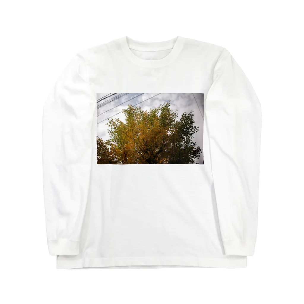 けいふ屋の秋と直線 Long Sleeve T-Shirt