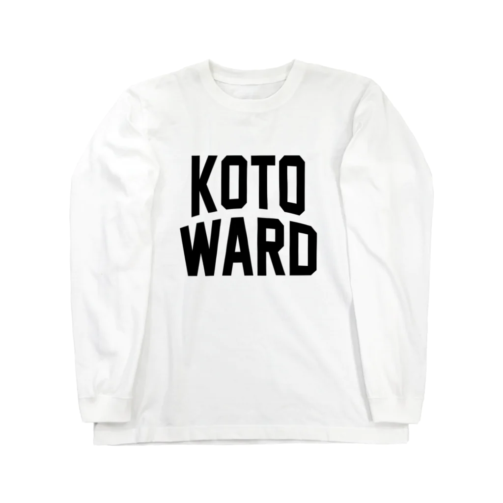 JIMOTO Wear Local Japanの江東区 KOTO WARD ロングスリーブTシャツ