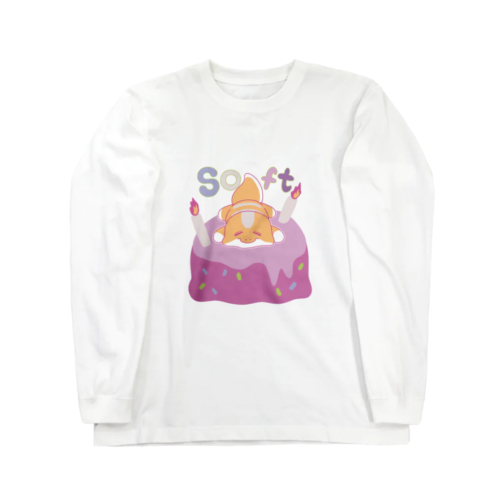 レオパとニシアフのケニーレインローズのsoftローズ服 Long Sleeve T-Shirt