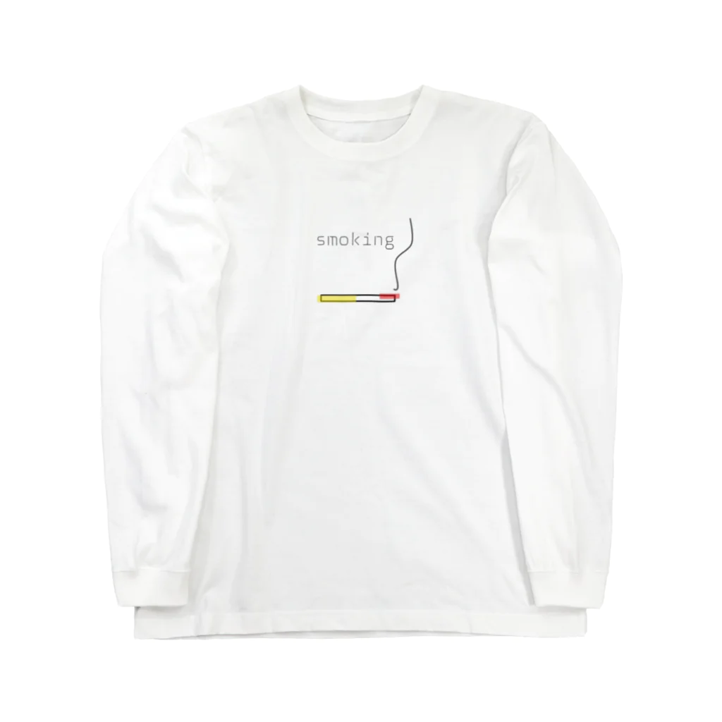 ぴの喫煙者のぴ Long Sleeve T-Shirt