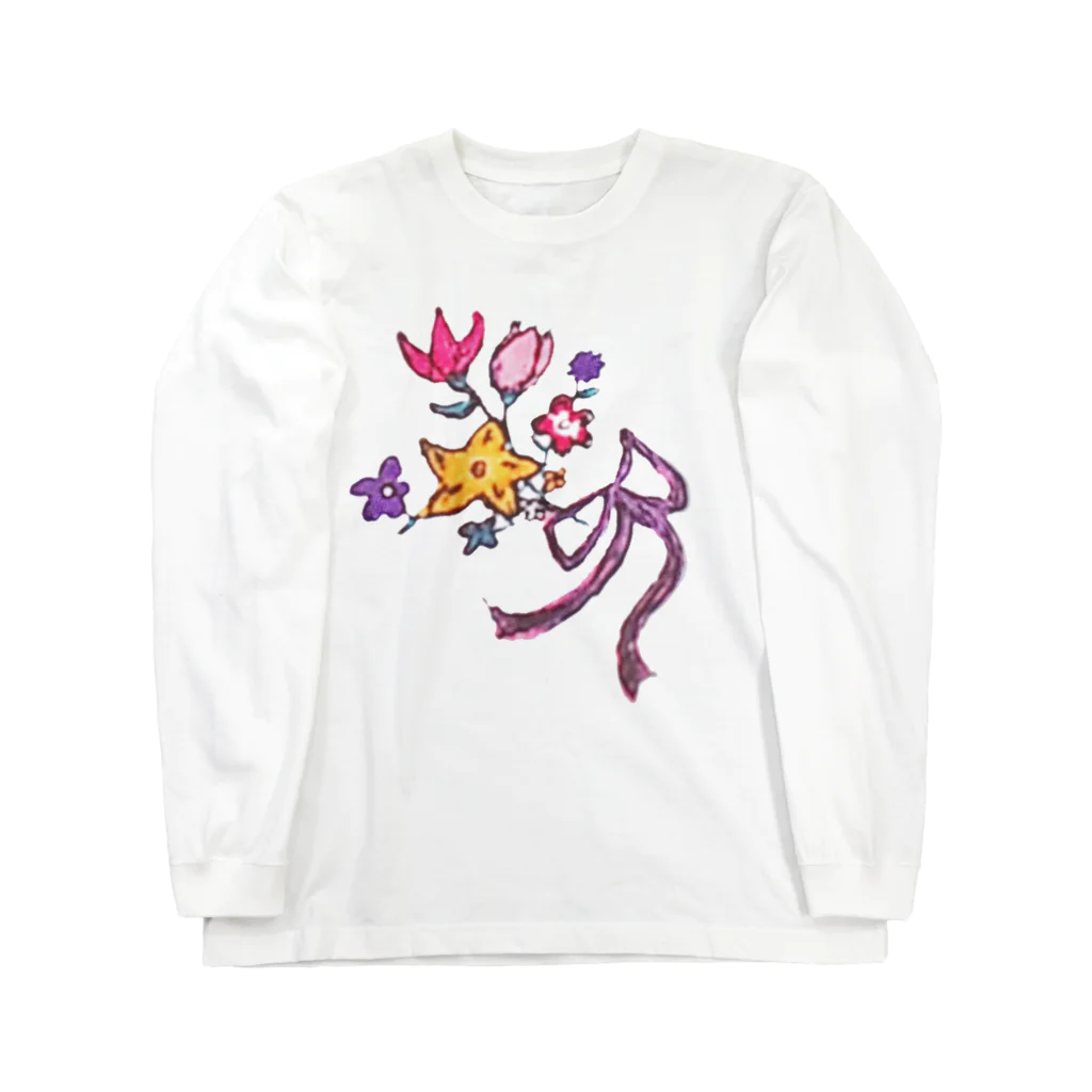 mi_e76のおめでたい花束 Long Sleeve T-Shirt