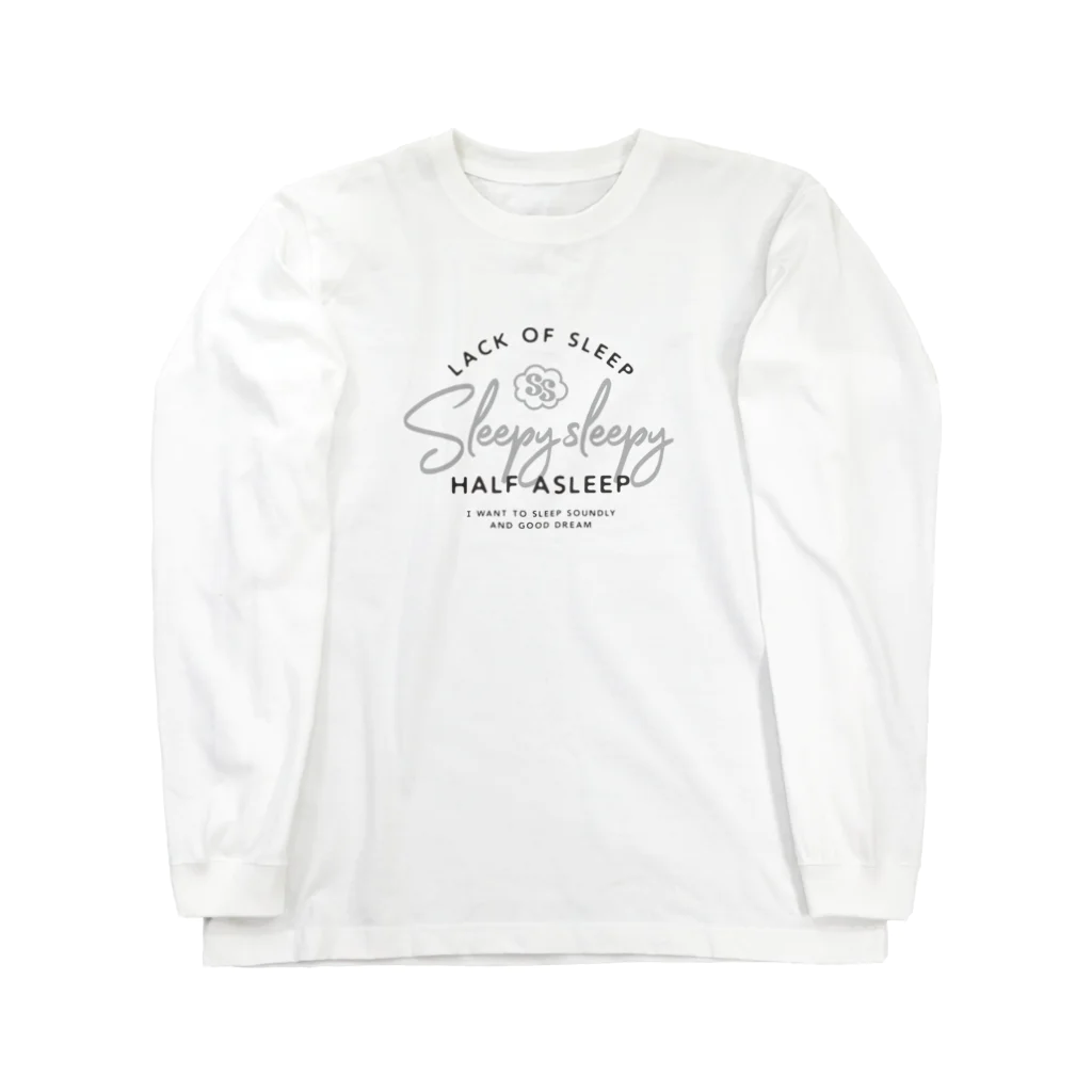 GOMADANGO DESIGNのSleepy Sleepy Tシャツ Long Sleeve T-Shirt