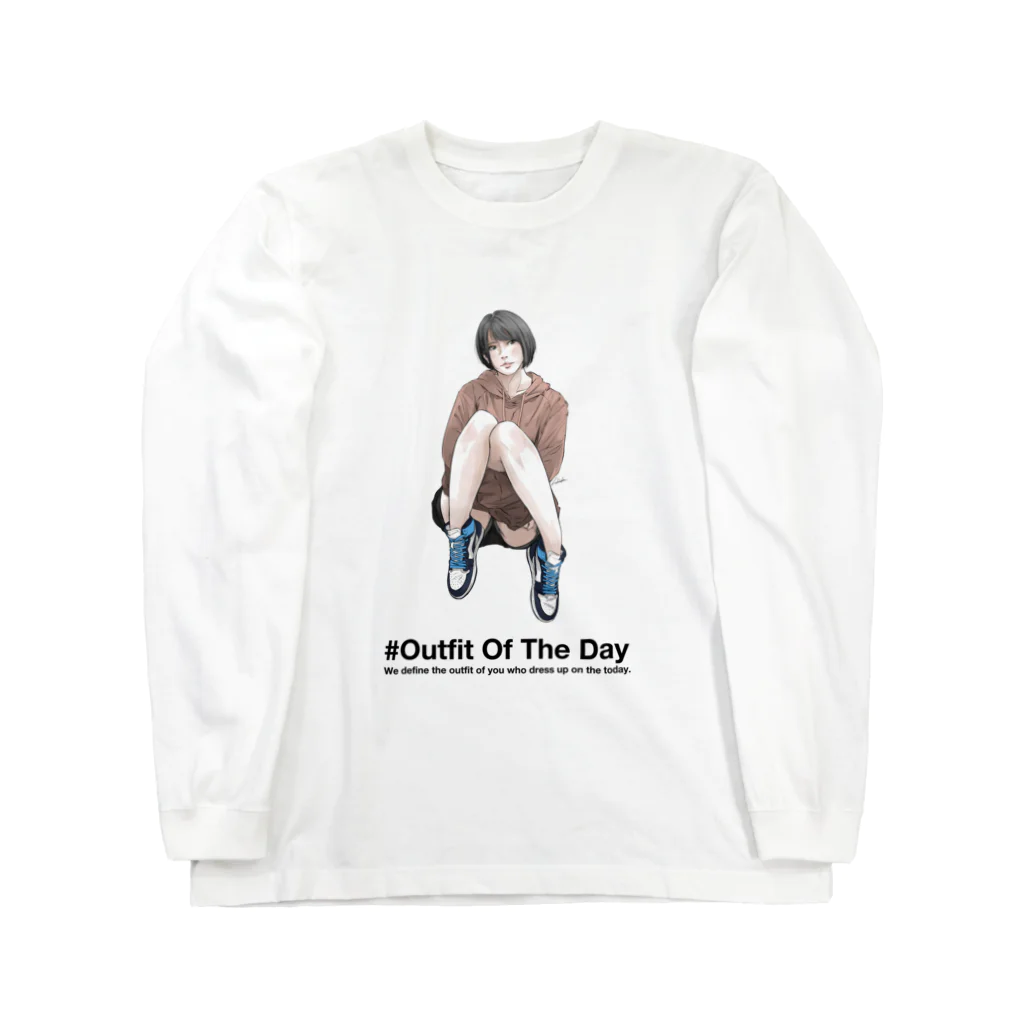 #鹿[Shika]のOOTD ロングスリーブTシャツ