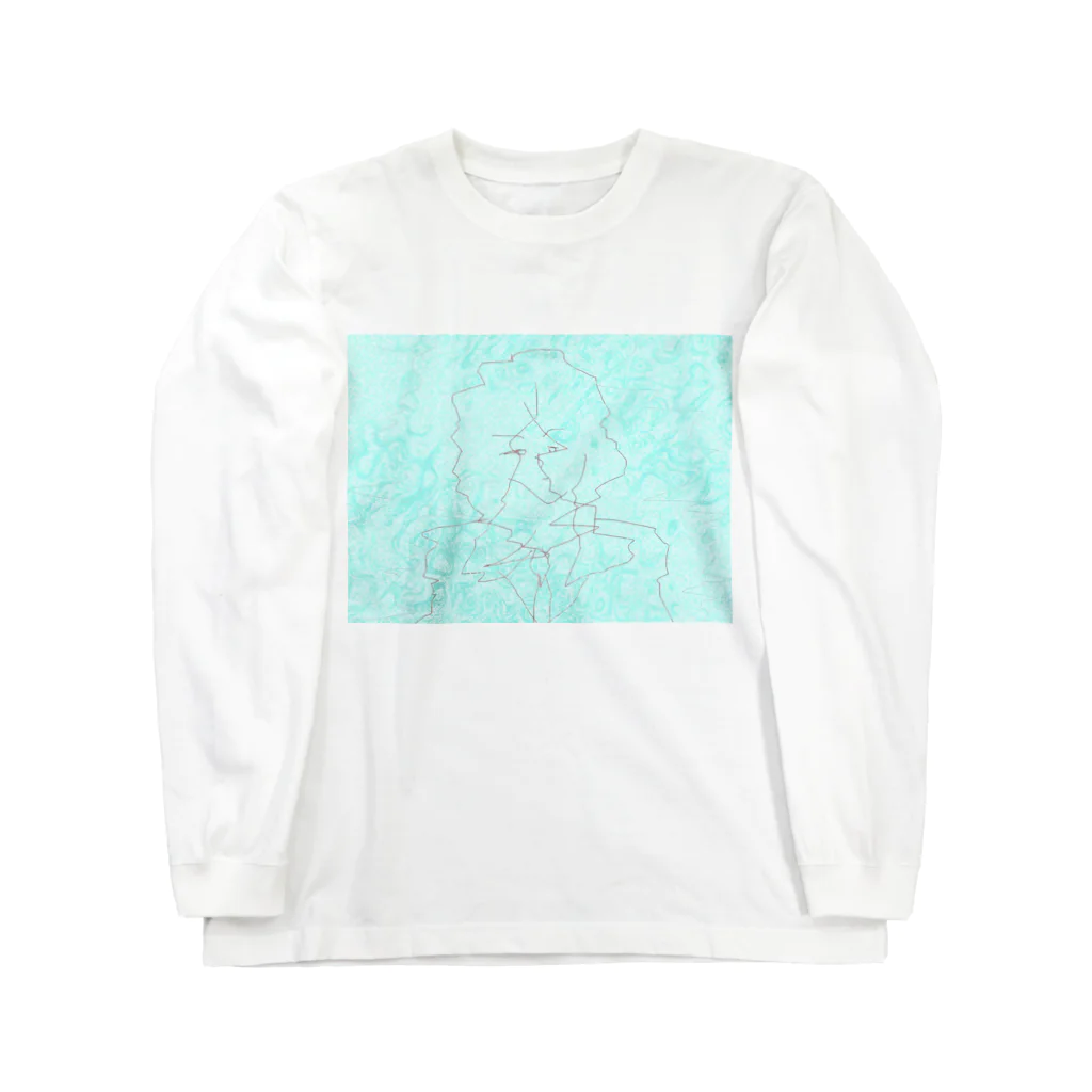 水草のなんかイカしてる感じ系マン Long Sleeve T-Shirt