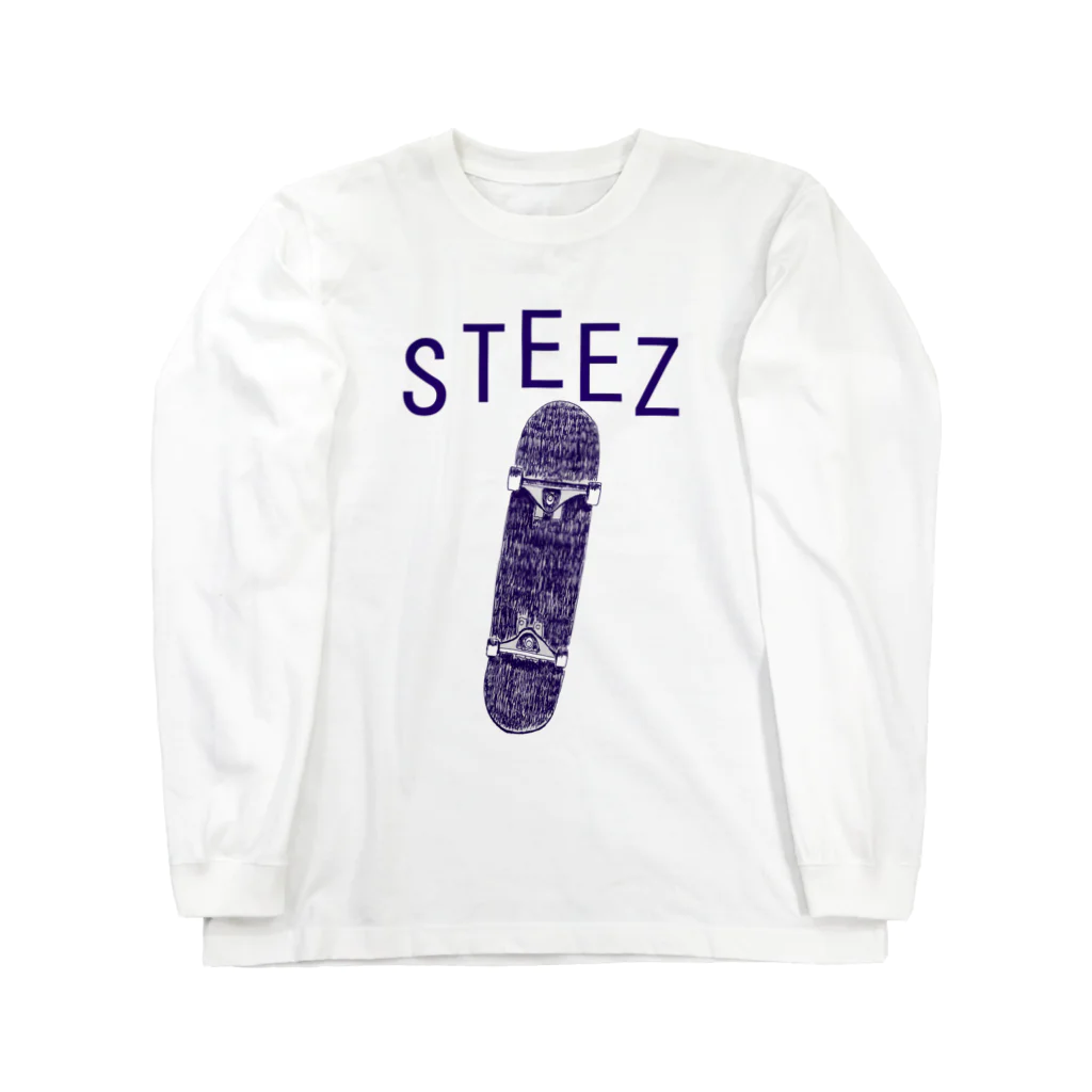 NIKORASU GOのスケボーデザイン「STEEZ」 Long Sleeve T-Shirt