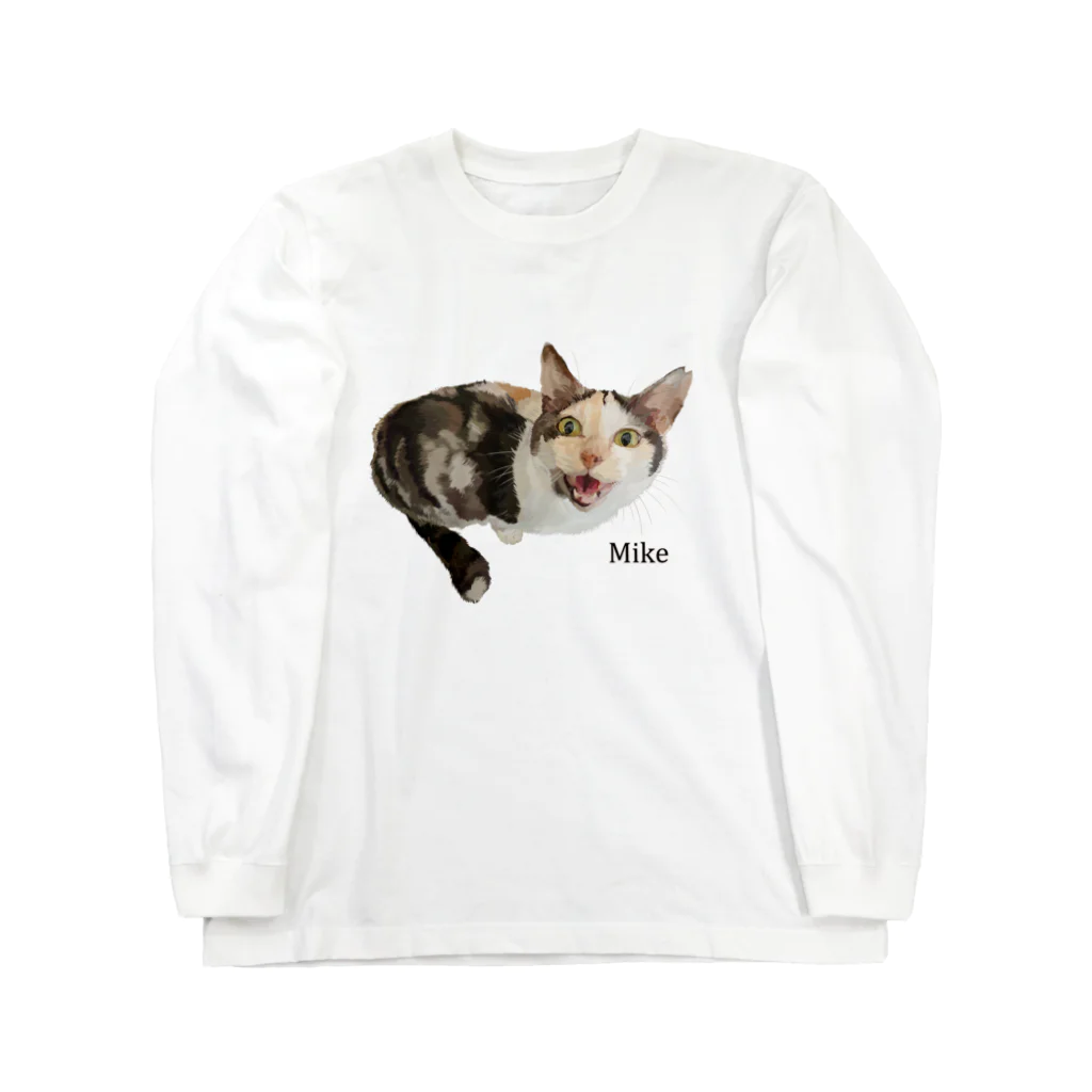 sasa9"のミケちゃんチャリティーグッズ Long Sleeve T-Shirt