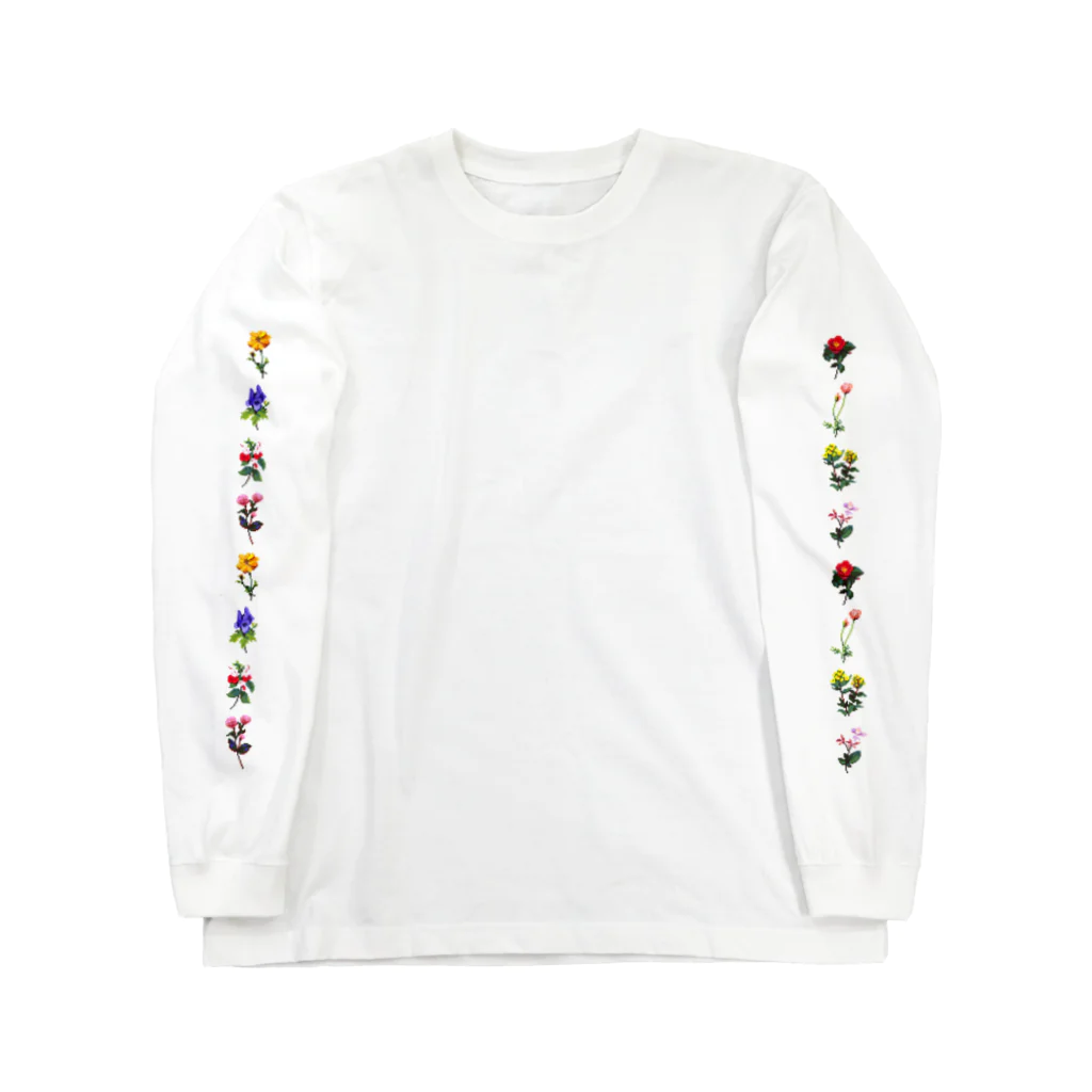 miyatoriの花柄ロングスリーブ Long Sleeve T-Shirt