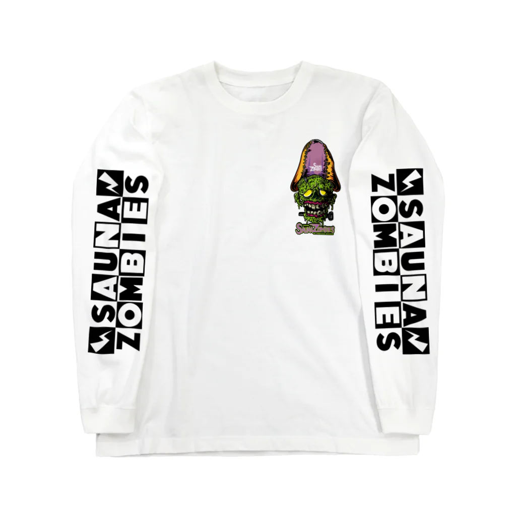 SAUNA ZOMBIESのSAUNAZOMBIES -CARTOON FRANKEN LONG SLEEVE T - Long Sleeve T-Shirt