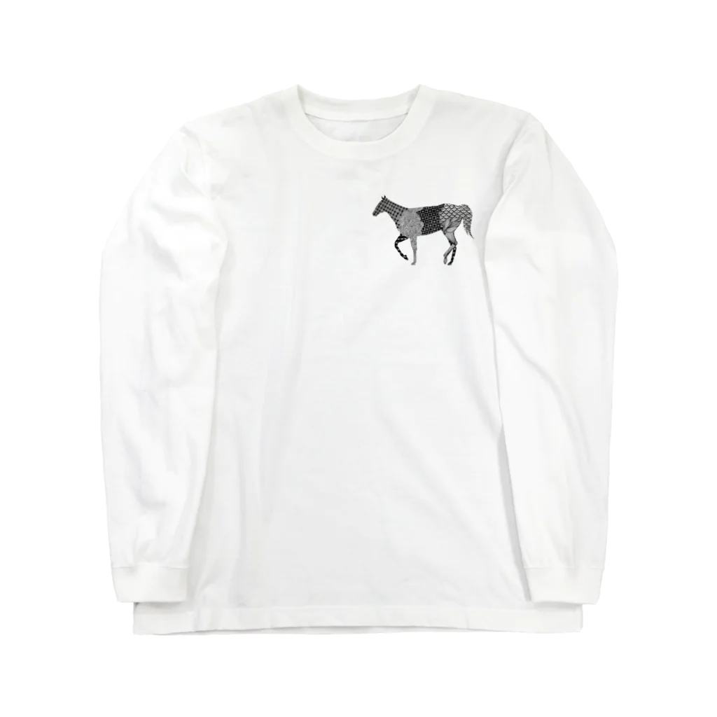 新谷べにの馬＋ Long Sleeve T-Shirt