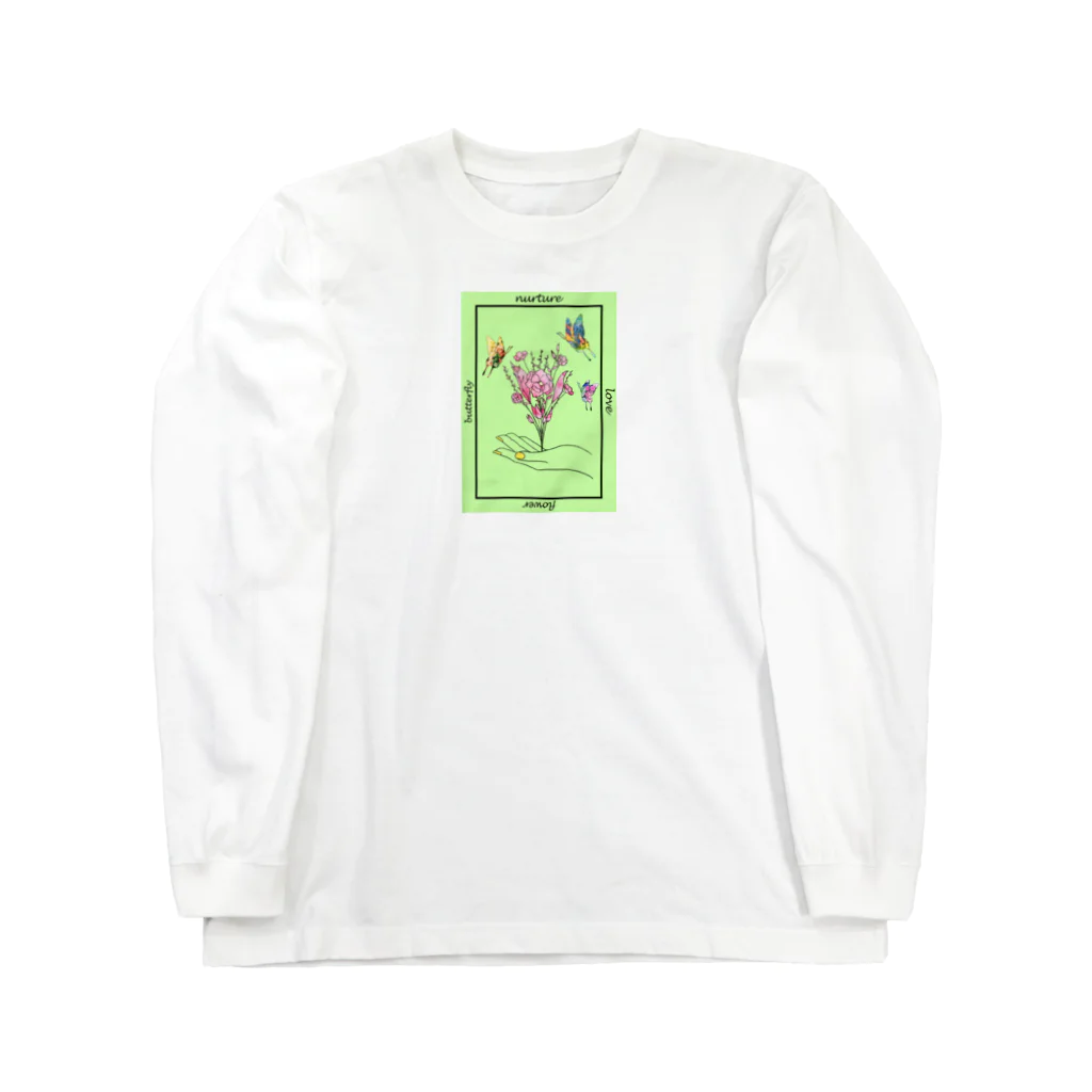 nowのnurture love Long Sleeve T-Shirt