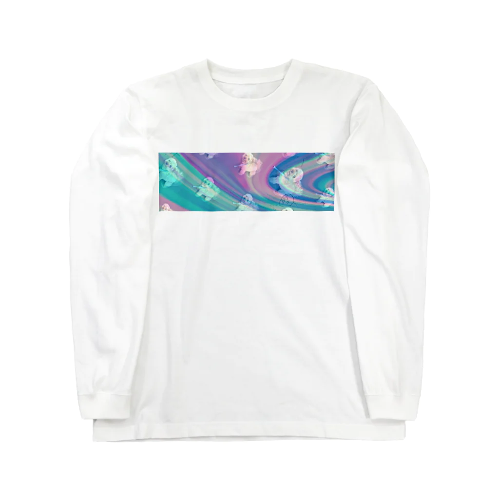 るるちゃんのホログラム すけさん Long Sleeve T-Shirt