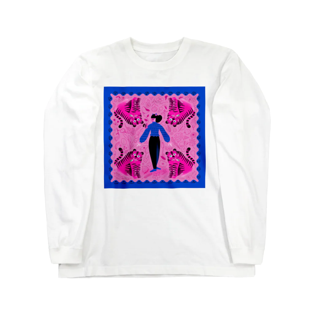 Ran Kobayashiの栗鼠使いと4頭の虎 Long Sleeve T-Shirt