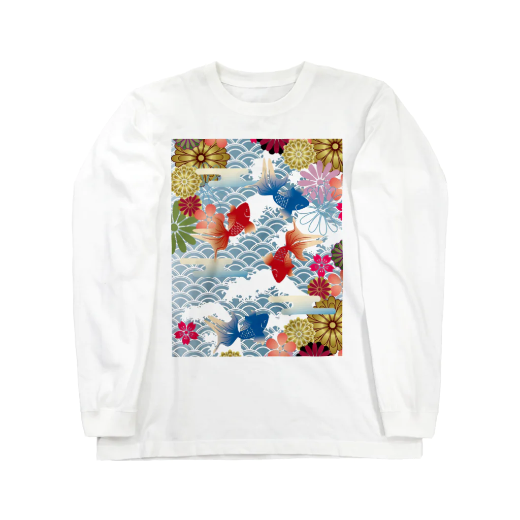 s-you_shoppingの金魚の池 Long Sleeve T-Shirt