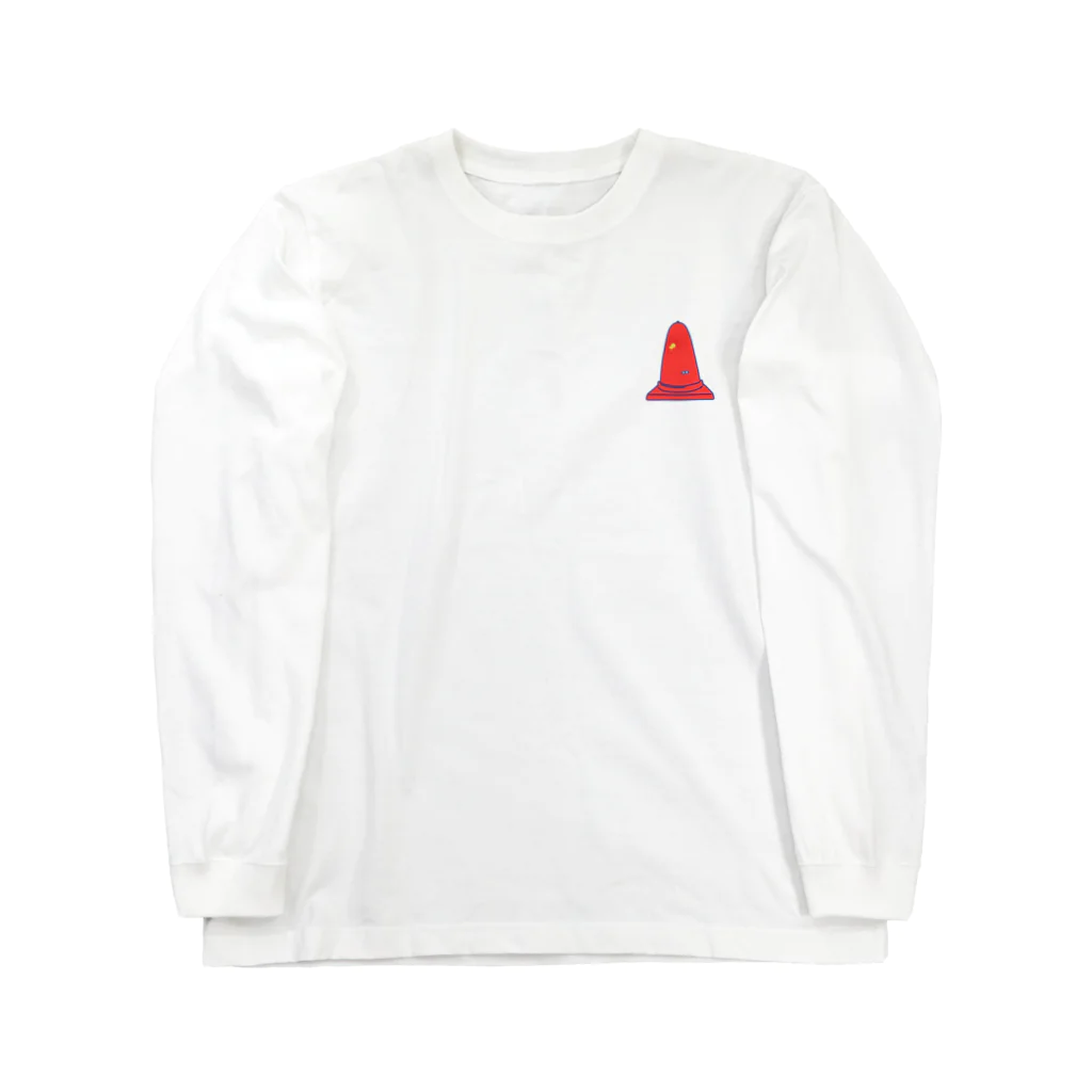 うらめし屋　のカラーコーンの安全ちゃん Long Sleeve T-Shirt